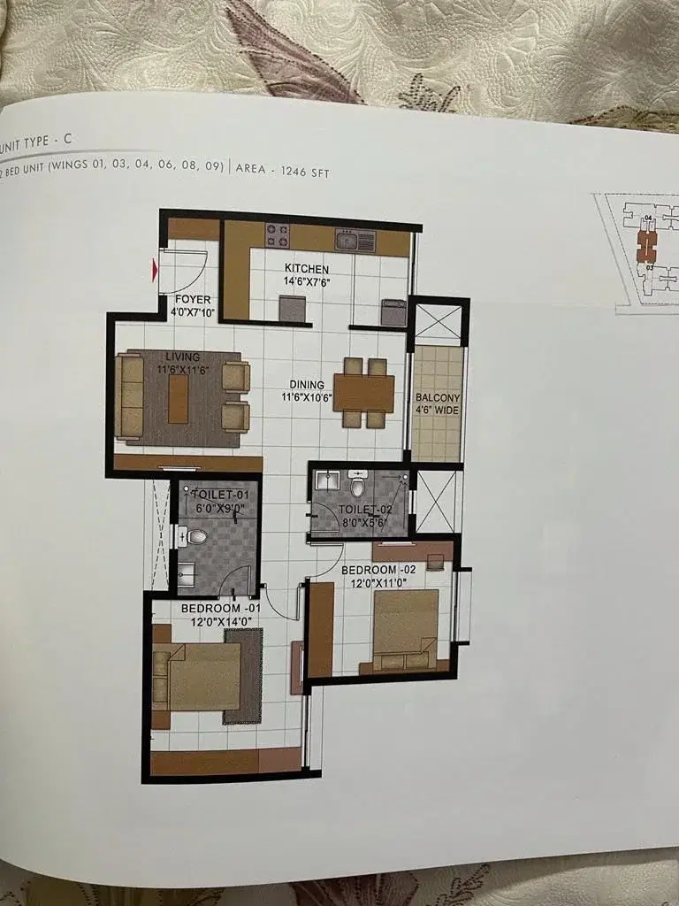 2 BHK Flat for Rent in Electronic City