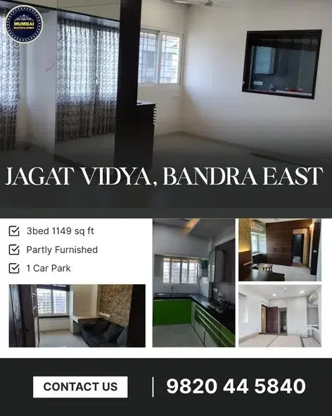 Flat for Rent in Bandra East