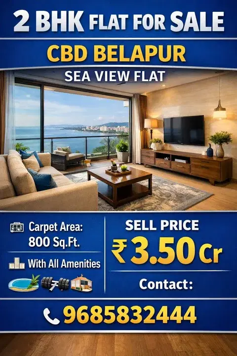2 BHK Flat for Sale in CBD Belapur