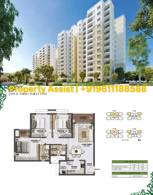 3 BHK Flat for Sale in Panathur Main Road - ORR
