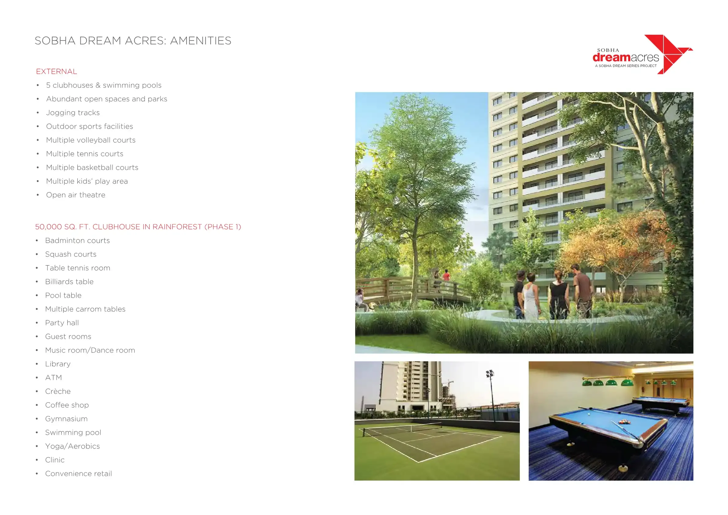 Sobha Dream Acres Rain Forest Phase 2 Wing 3 And 4
