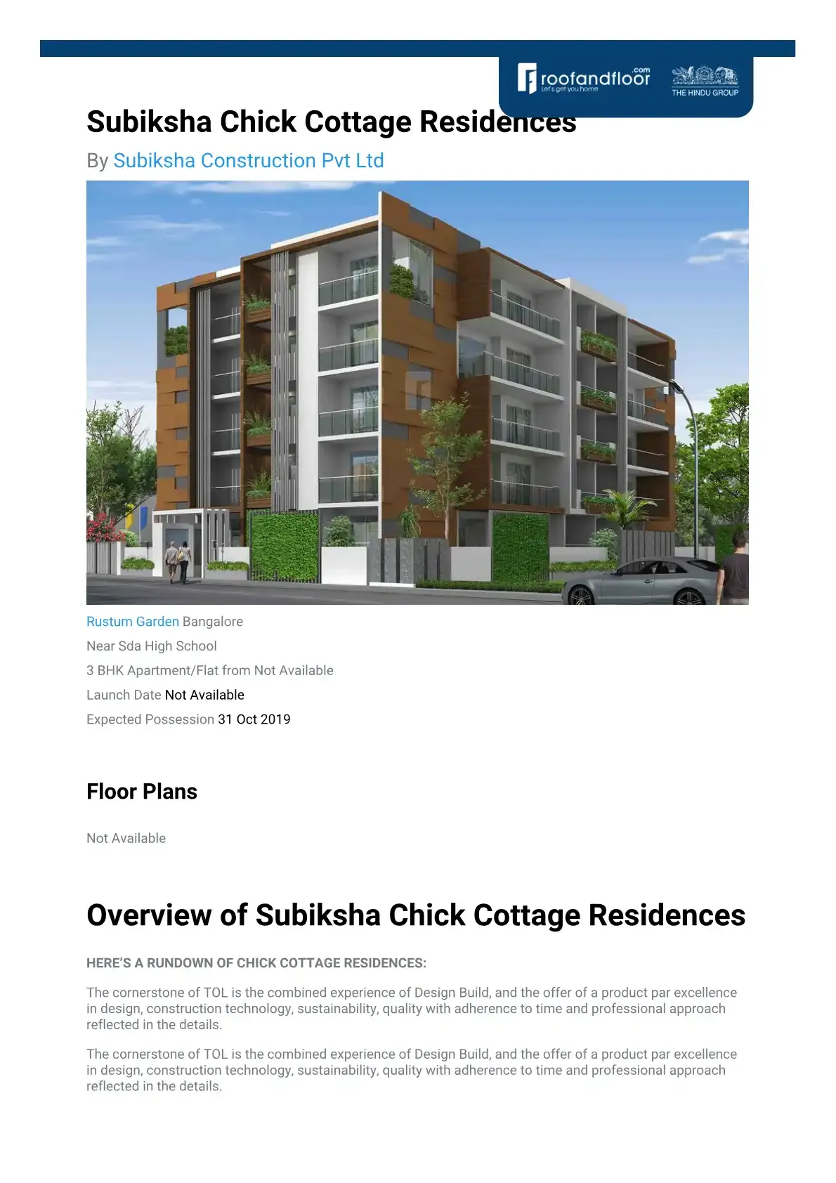 Chick Cottage Residences