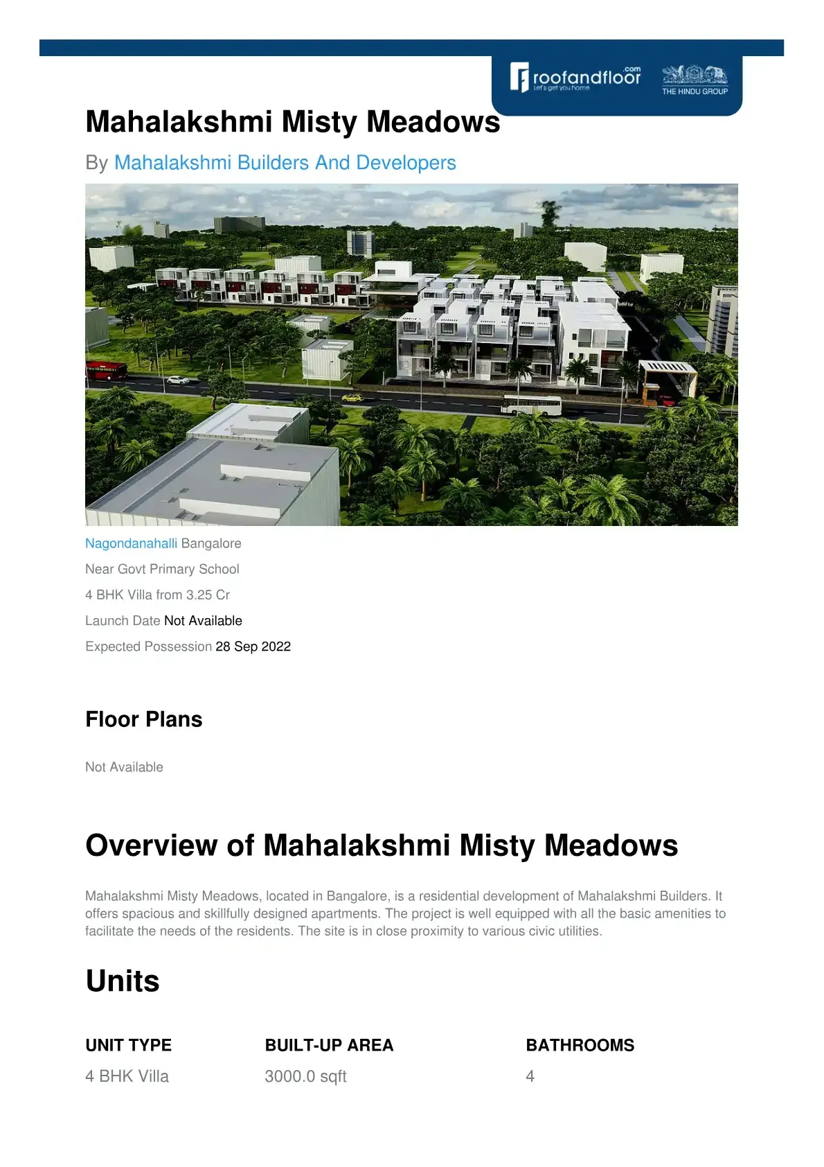 Mahalakshmi Misty Meadows