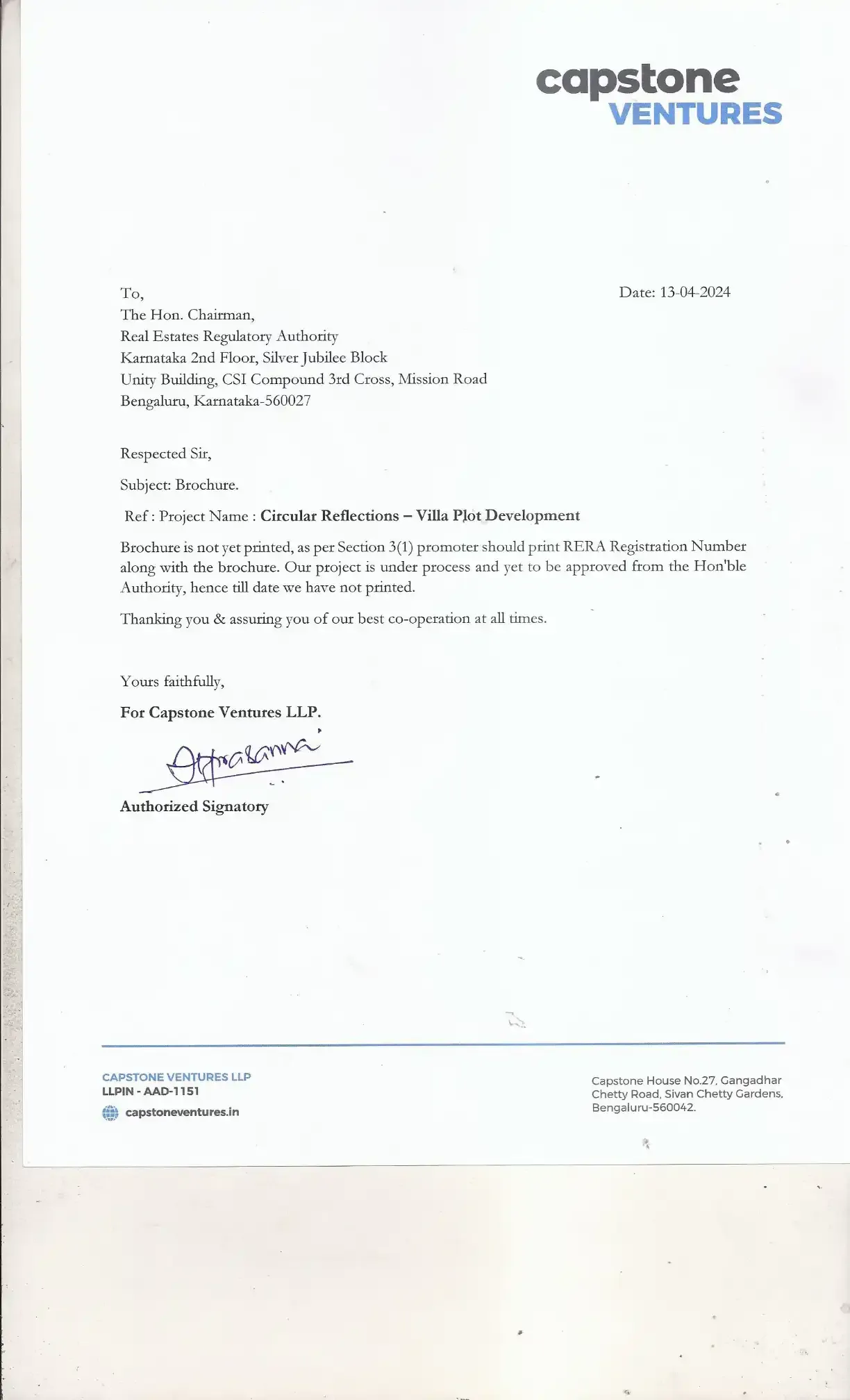 Circular Reflections Villa Plot Development