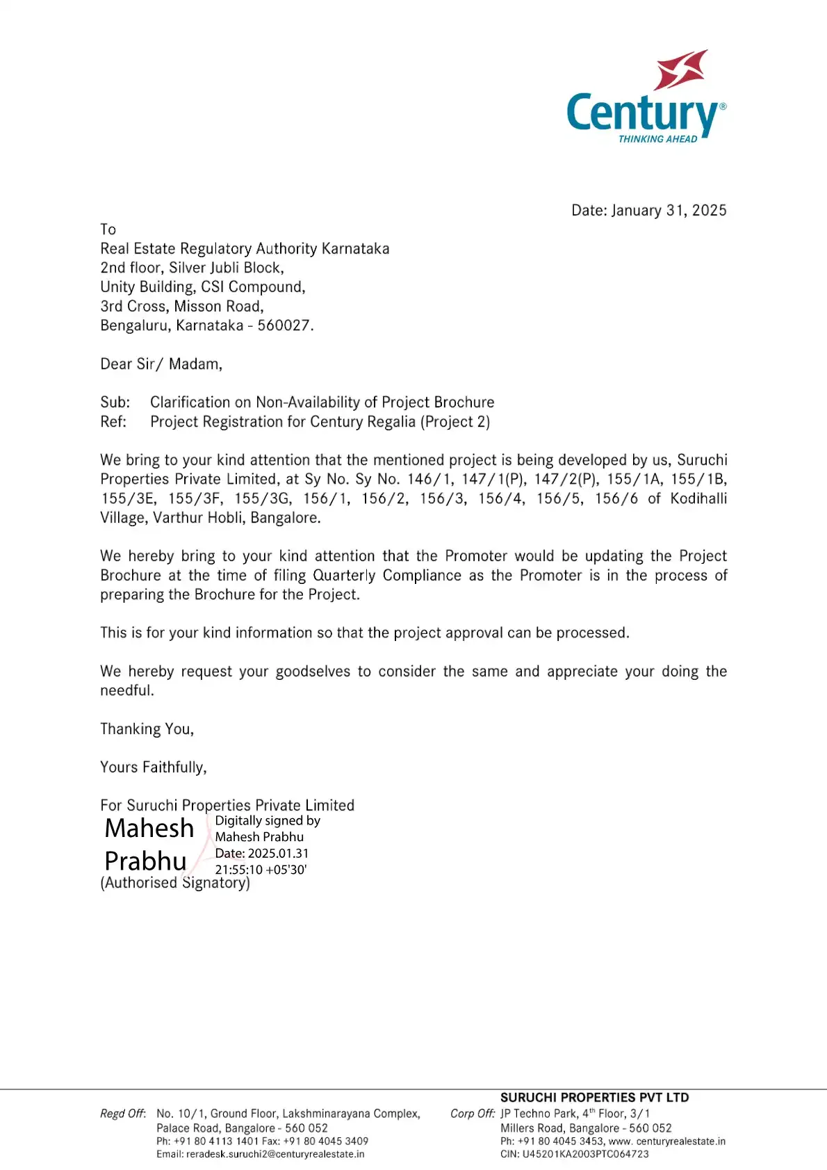 Century Regalia Project 2