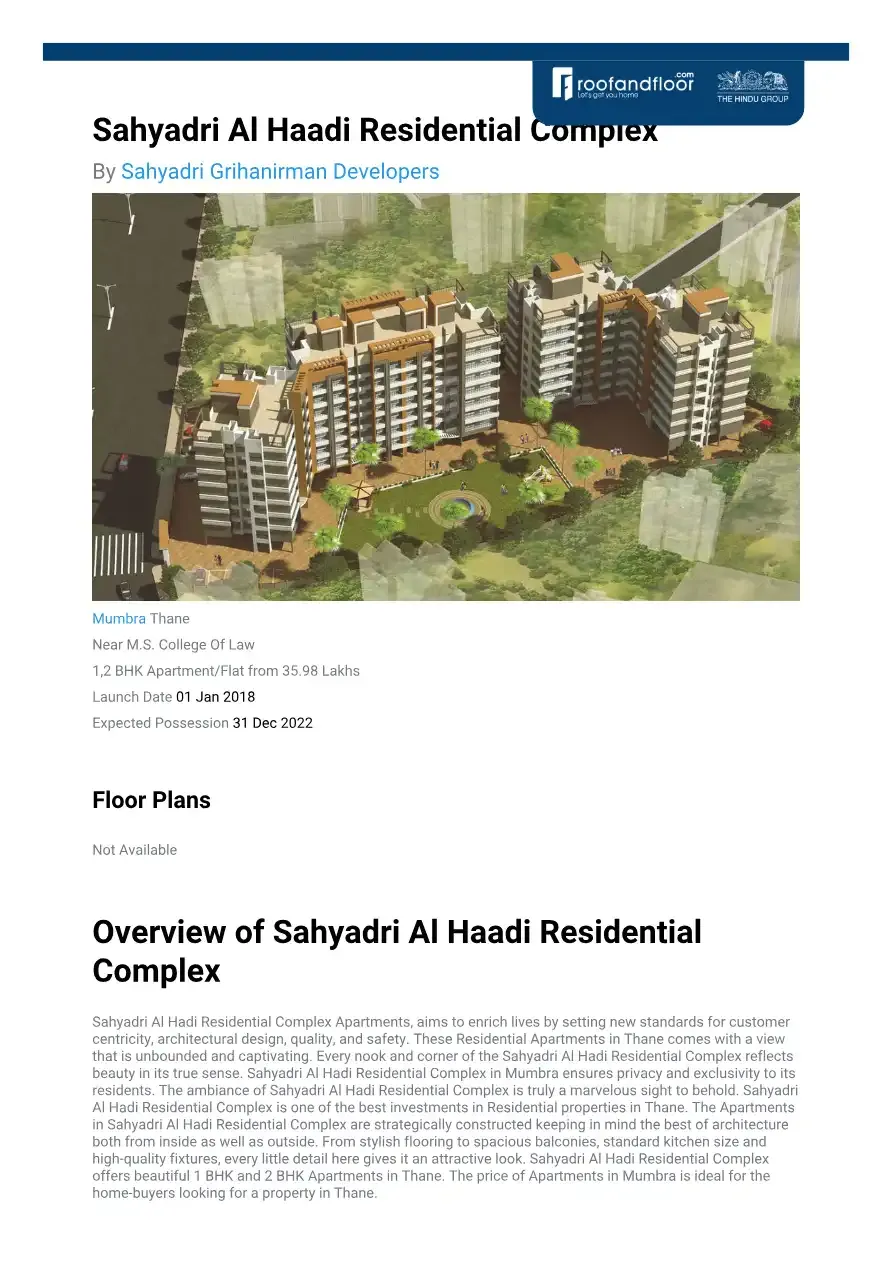 AL Hadi Residential Complex