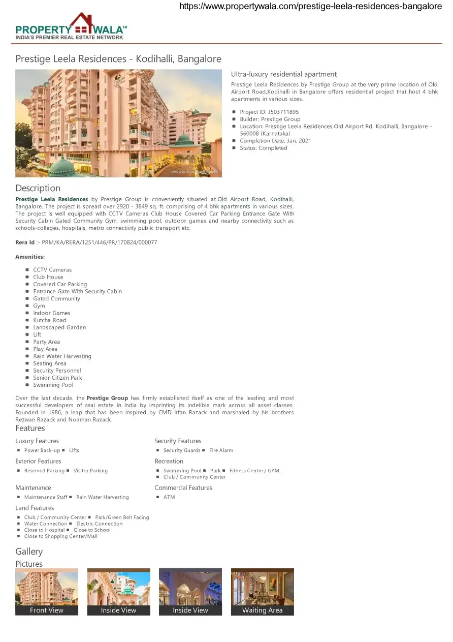 Prime Leela Apartments