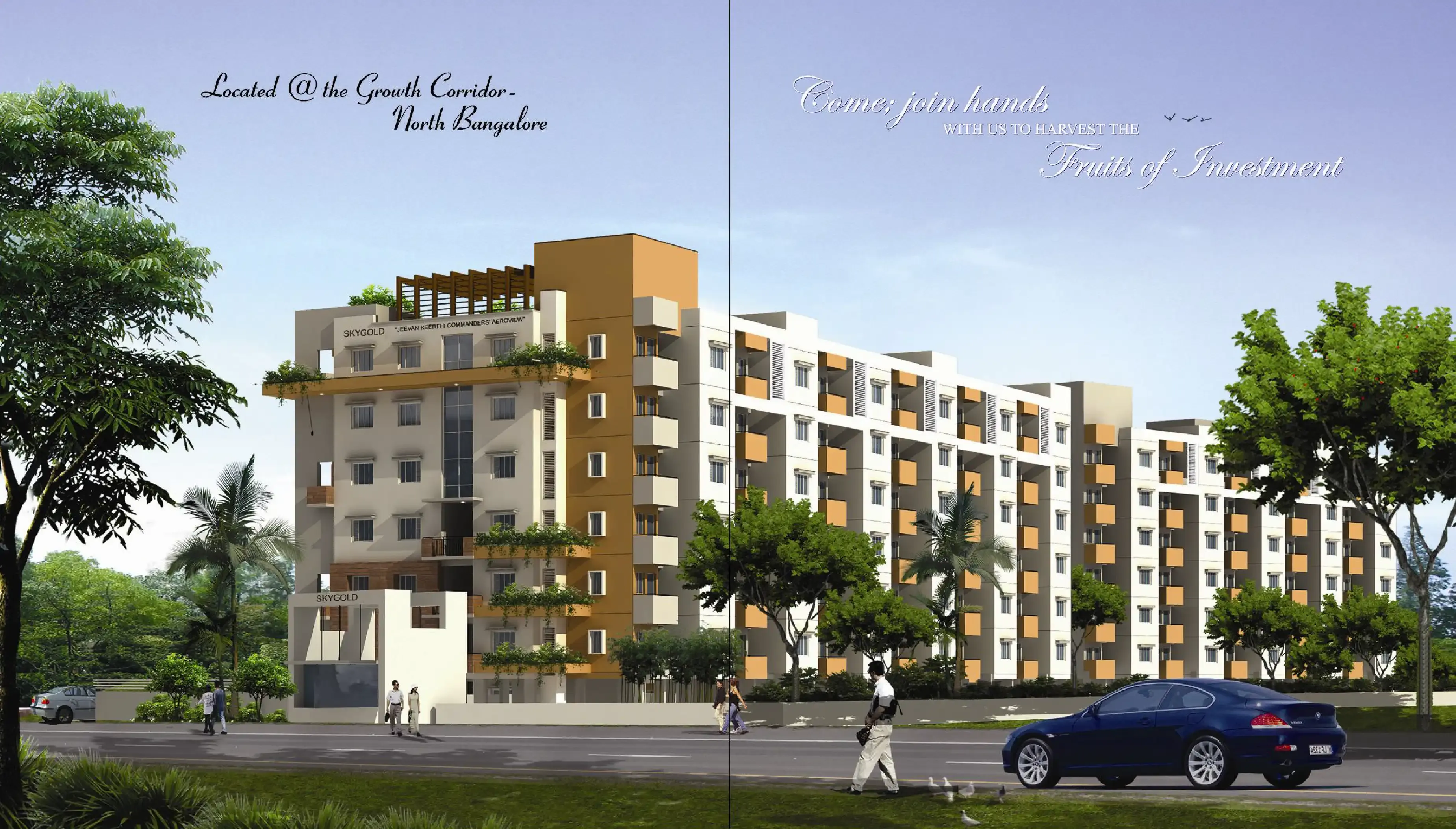 Sky Gold Commander's Aero View Apartment