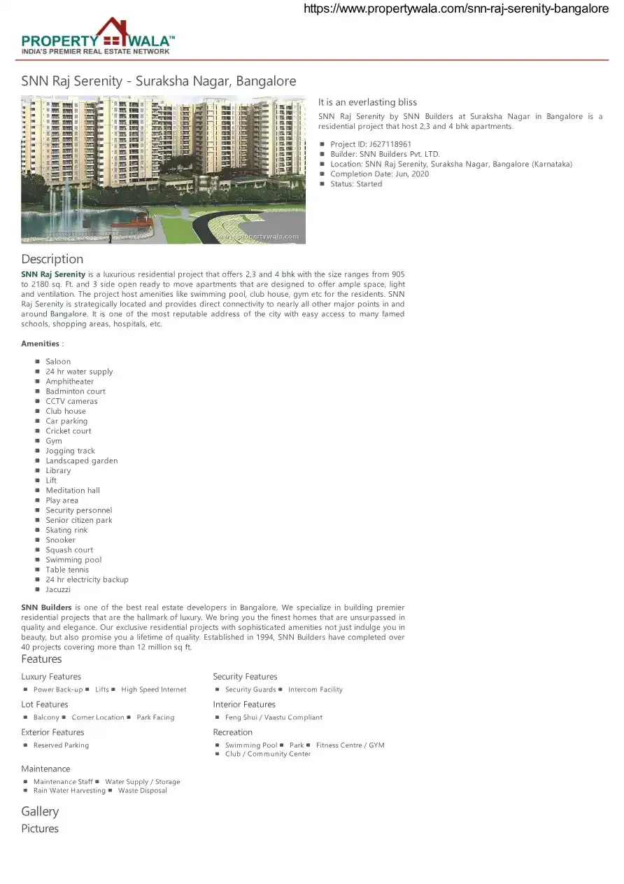 Sri Krishna Serenity